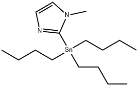 1-Methyl-2-(tributylstannyl)-1H-imidazole 구조식 이미지