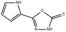 5-(1H-PYRROL-2-YL)-1,3,4-OXADIAZOLE-2-THIOL 구조식 이미지