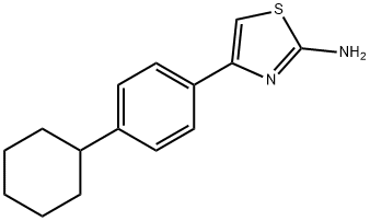 4-(4-CYCLOHEXYLPHENYL)-1,3-THIAZOL-2-AMINE Structure