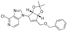 1-((3aS,6aR)-6-(benzyloxyMethyl)-2,2-diMethyl-4,6a-dihydro-3aH-cyclopenta[d][1,3]dioxol-4-yl)-4-chloro-1H-iMidazo[4,5-c]pyridine Structure