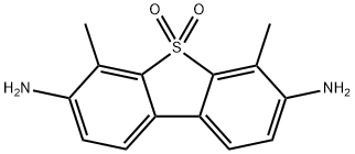 4,6-디메틸-3,7-디아미노디벤조티오펜5,5-디옥사이드 구조식 이미지