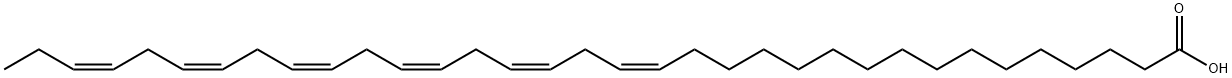 Tetratriaconta-16(Z),19(Z),22(Z),25(Z),28(Z),31(Z)-hexaenoic Acid 구조식 이미지