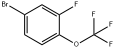 4-Bromo-2-fluoro-1-(trifluoromethoxy)benzene 구조식 이미지