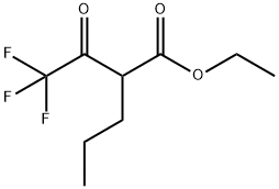 4,4,4-TRIFLUORO-2-PROPYL-3-옥소부티르산에틸에스테르 구조식 이미지