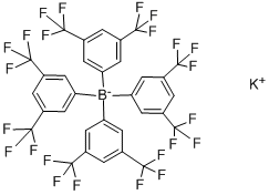 Potassium tetrakis[3,5-bis(trifluoromethyl)phenyl]borate Structure