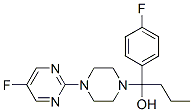 alpha-(4-fluorophenyl)-4-(5-fluoro-2-pyrimidinyl)-1-piperazine butanol Structure