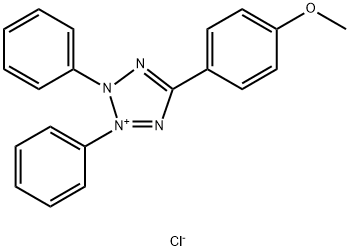 2,3-DIPHENYL-5-(4-METHOXYPHENYL)TETRAZOLIUM CHLORIDE 구조식 이미지