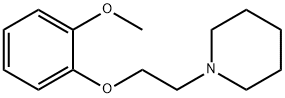 1-[2-(2-METHOXYPHENOXY)ETHYL]-PIPERIDINE Structure