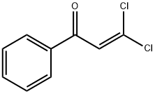 3,3-DICHLORO-1-PHENYL-2-PROPEN-1-ONE, 97 % 구조식 이미지