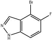 1H-인다졸,4-브로모-5-플루오로- 구조식 이미지