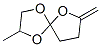 1,4,6-Trioxaspiro[4.4]nonane,  2-methyl-7-methylene- Structure