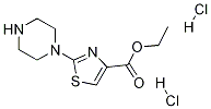 4-티아졸카르복실산,2-(1-피페라지닐)-,에틸에스테르,디히드로클로라이드 구조식 이미지