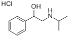 2-ISOPROPYLAMINO-1-PHENYL-ETHANOL HYDROCHLORIDE Structure