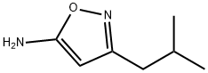 3-Isobutylisoxazol-5-amine 구조식 이미지