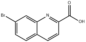 7-BroMoquinoline-2-carboxylic acid Structure