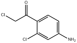 Ethanone, 1-(4-amino-2-chlorophenyl)-2-chloro- (9CI) Structure