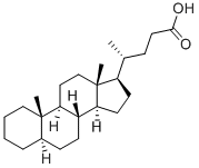 3-ALPHA-HYDROXY-6-OXO-5-ALPHA-CHOLAN-24-OIC ACID Structure