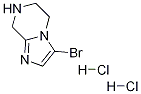 3-BROMO-5,6,7,8-TETRAHYDRO-IMIDAZO[1,2-A]피라진이염화물 구조식 이미지
