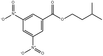 Benzoic acid, 3,5-dinitro-, 3-Methylbutyl ester Structure