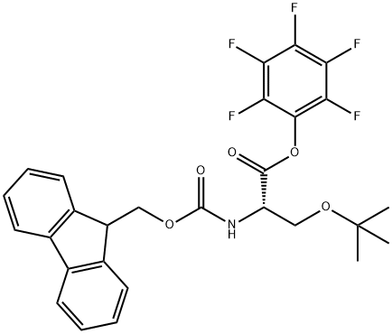 FMOC-SER(TBU)-OPFP Structure