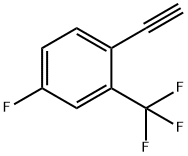 벤젠,1-에티닐-4-플루오로-2-(트리플루오로메틸)- 구조식 이미지