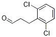 Benzenepropanal, 2,6-dichloro- Structure