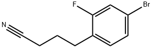 4-(4-Bromo-2-fluorophenyl)butanenitrile Structure