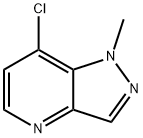 1H-피라졸로[4,3-b]피리딘,7-클로로-1-메틸- 구조식 이미지