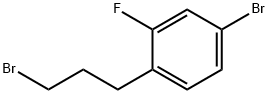 4-브로모-1-(3-브로모프로필)-2-플루오로벤젠 구조식 이미지