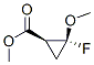 Cyclopropanecarboxylic acid, 2-fluoro-2-methoxy-, methyl ester, cis- (9CI) Structure