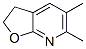 Furo[2,3-b]pyridine, 2,3-dihydro-5,6-dimethyl- (9CI) Structure