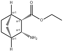 DIEXO-3-AMINO-BICYCLO[2.2.1]헵탄-2-카르복실산에틸에스테르 구조식 이미지