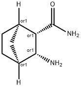 Bicyclo[2.2.1]heptane-2-carboxamide, 3-amino-, (1R,2S,3R,4S)-rel- (9CI) Structure