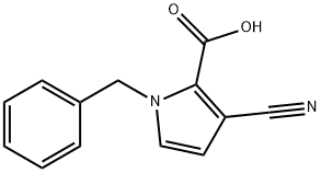 1-Benzyl-3-cyano-1H-pyrrole-2-carboxylic acid Structure