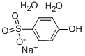 4-HYDROXYBENZENESULFONIC ACID SODIUM SALT DIHYDRATE Structure