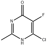 4(1H)-PyriMidinone, 6-chloro-5-fluoro-2-Methyl- Structure