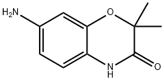7-AMINO-2,2-DIMETHYL-2H-BENZO[B][1,4]OXAZIN-3(4H)-ONE 구조식 이미지