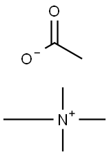 Tetramethylammonium acetate 구조식 이미지