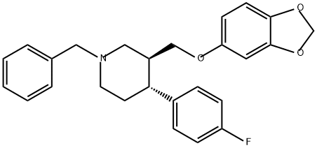 trans N-Benzyl Paroxetine Structure