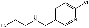 2-[[(6-CHLORO-3-PYRIDINYL)메틸]아미노]-에탄올 구조식 이미지
