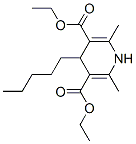 DIETHYL 2,6-DIMETHYL-4-PENTYL-1,4-DIHYDROPYRIDINE-3,5-DICARBOXYLATE Structure