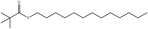 2,2-Dimethylpropionic acid, tridecyl ester Structure