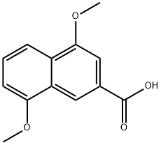 2-Naphthalenecarboxylic acid, 4,8-diMethoxy- Structure