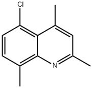 5-CHLORO-2,4,8-TRIMETHYLQUINOLINE Structure
