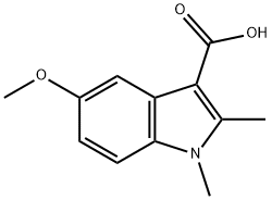 5-METHOXY-1,2-DIMETHYL-1H-INDOLE-3-CARBOXYLIC ACID Structure