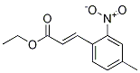 (E)-ethyl 3-(4-Methyl-2-nitrophenyl)acrylate Structure
