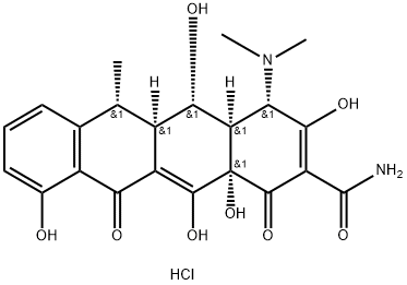 Doxycycline hydrochloride Structure