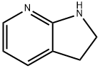 2,3-DIHYDRO-1H-PYRROLO[2,3-B]피리딘 구조식 이미지
