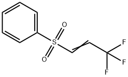 3,3,3-트리플루오로-1-(페닐설포닐)-1-프로펜 구조식 이미지