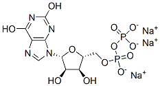 Xanthosine-5'-DiphosphateTrisodium Structure